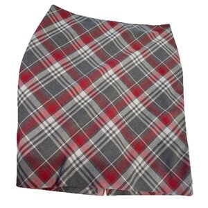 The Limited Plaid Skirt Pencil Straight Sz 12 Lined Knee Y2K  Academia Career